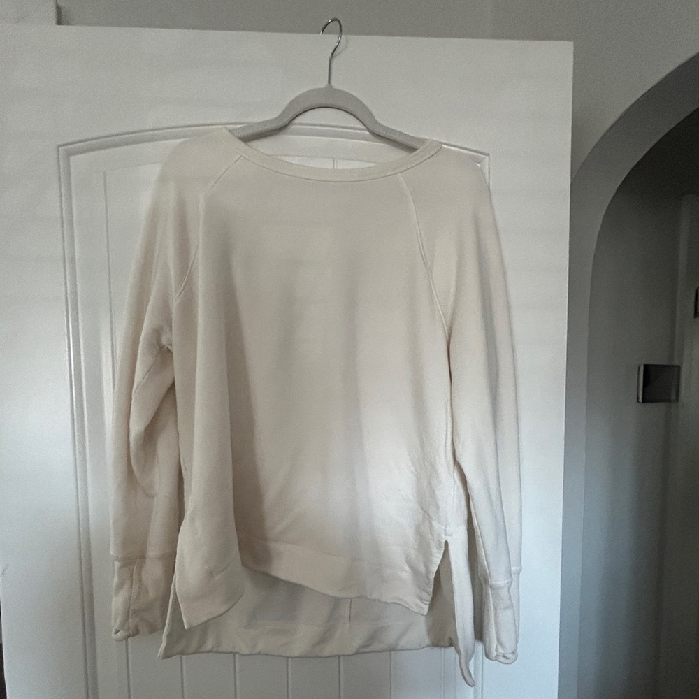 Cream Coaster Luxe Recover Sweatshirt Size L